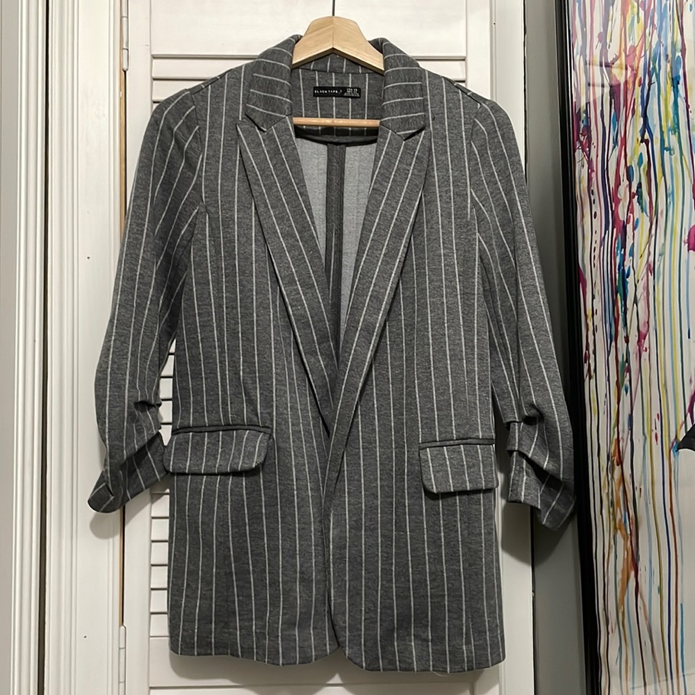 Black Tape Boyfriend Blazer